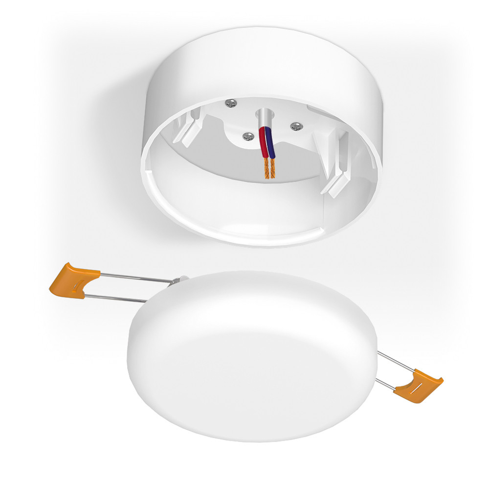 Рамка накладного монтажу безрамкового круглого світильника VIDEX (VL-DLFR-09SF), фото 1