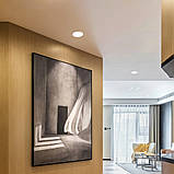 LED світильник Back вбудований круглий VIDEX 15W 5000K, фото 4