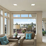 LED світильник Back вбудований квадратний VIDEX 26W 5000K, фото 4