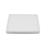 LED світильник з декоративною підсвіткою квадратний VIDEX DL3S 24W 4000K Білий, фото 2