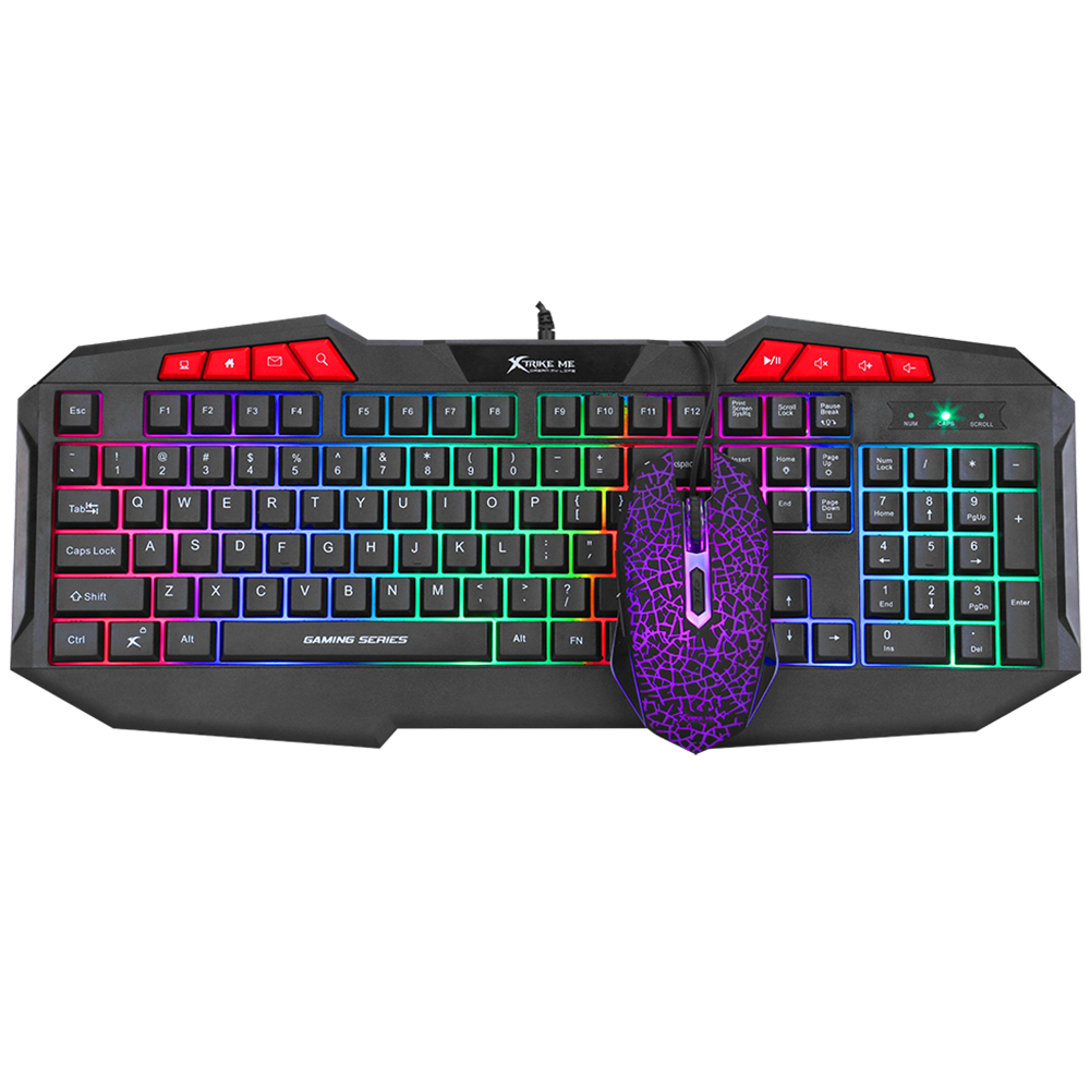 Ігровий набір 2в1 XTRIKE ME MK-503 (Клавіатура + Комп'ютерна миша), фото 1