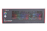 Мембранна ігрова клавіатура дротова XTRIKE ME KB-280 RGB Black, фото 2