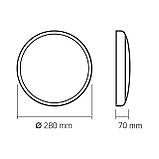 LED Світильник аварійний накладний VIDEX VL-CLR-EM200-2 20W 5000K 220V, фото 7