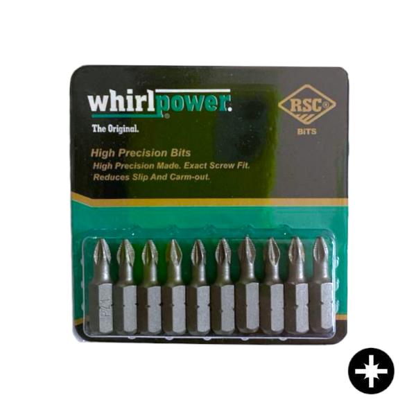 Біта WhirlPower PZ1х25мм 10шт/уп для шуруповертів, дрилей
