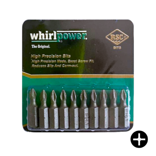 Біта WhirlPower PH1х25мм 10шт/уп, для шуруповертів, дрилей