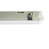 LED світильник IP65 лінійний під лампу 2хТ8 VIDEX 0,6М 220V, фото 8