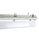 LED світильник IP65 лінійний під лампу 2хТ8 VIDEX 0,6М 220V, фото 9