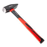 Молоток 1000г ручка з фібергласу INTERTOOL HT-0210, фото 3