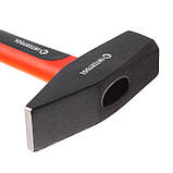 Молоток 1000г ручка з фібергласу INTERTOOL HT-0210, фото 4