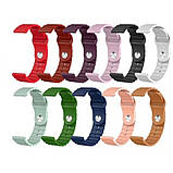 Ремінець Silicone Wave Універсальний 22 mm — Black, фото 3