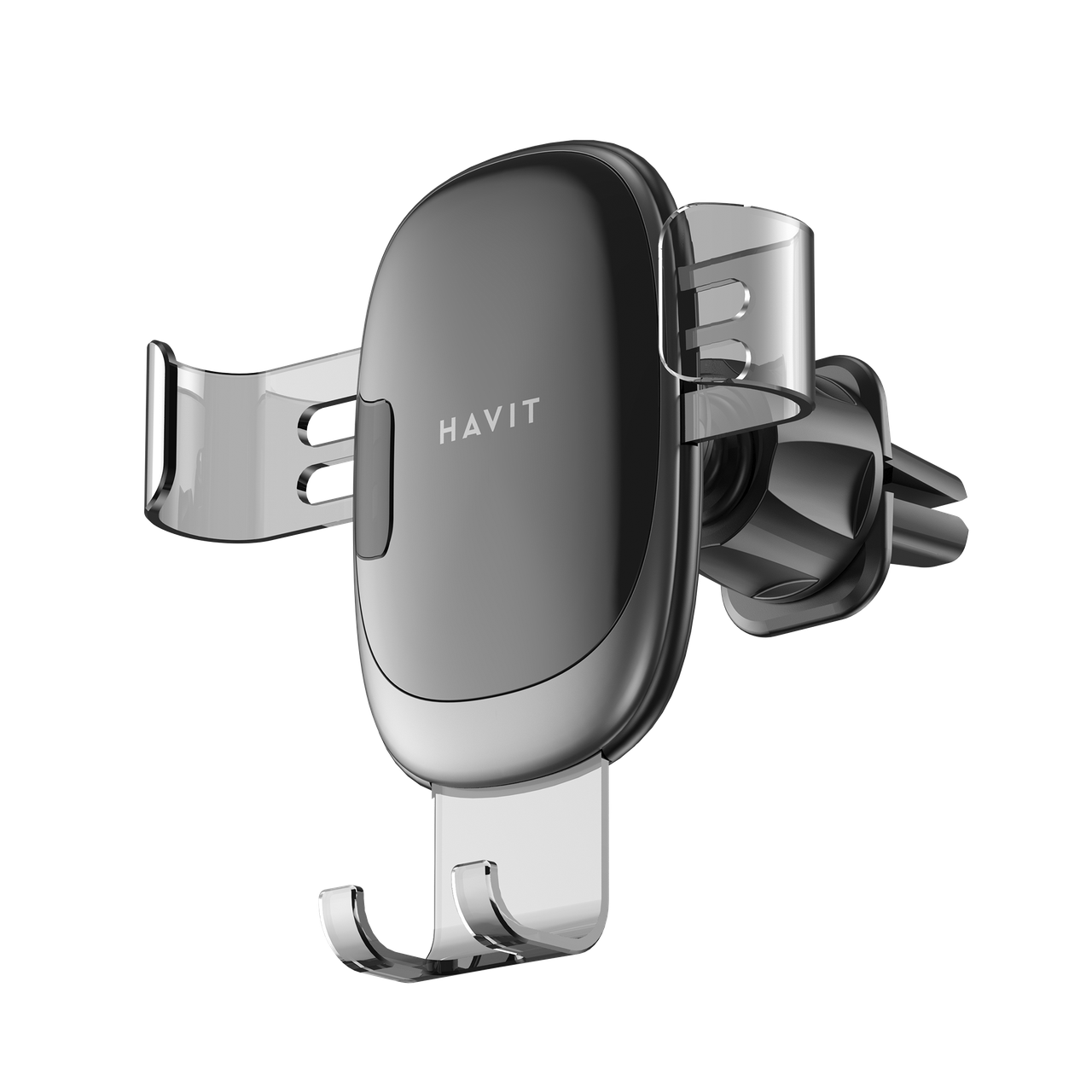 Автотримач для телефону на вентиляційну решітку HAVIT HV-HH002 Black, фото 1