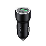 Автомобільний зарядний пристрій HAVIT HV-CC613 20W USB+USB-C, фото 2