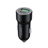 Автомобільний зарядний пристрій HAVIT HV-CC613 20W USB+USB-C, фото 3