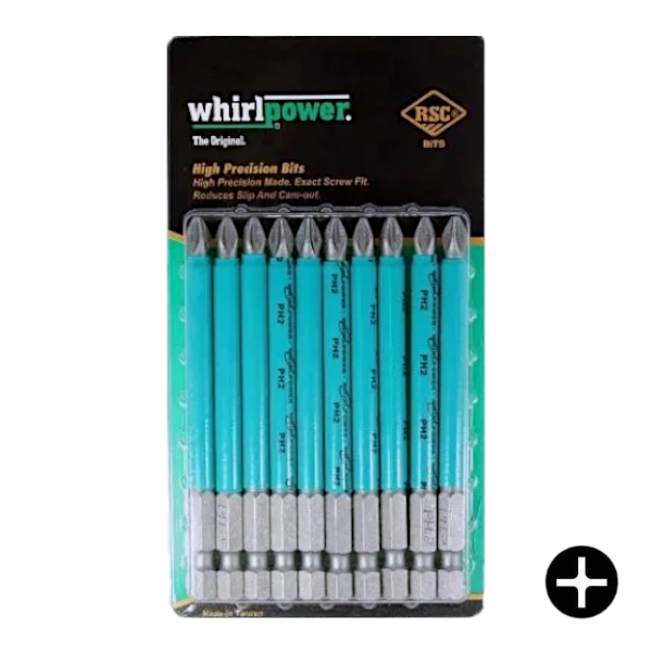 Біта WhirlPower PH2х90мм 10шт/уп для шуруповертів, дрилей