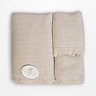 Подарунковий набір рушників Pupilla Bernini з бахромою Туреччина колір пудровий