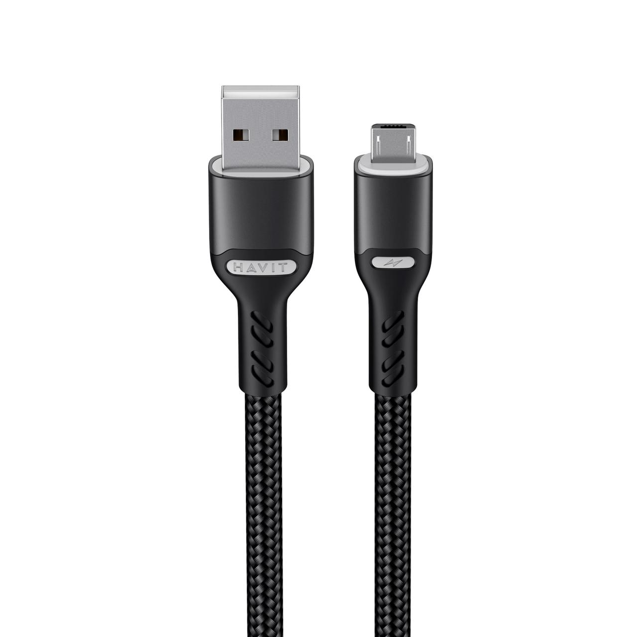 Кабель Micro USB HAVIT HV-CB6215 3A 1м, фото 1