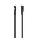 Кабель USB-C to USB-C HAVIT HV-CB6254 PD60W 3A 1м з LED індикатором Black, фото 2