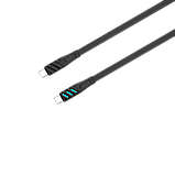 Кабель USB-C to USB-C HAVIT HV-CB6254 PD60W 3A 1м з LED індикатором Black, фото 4