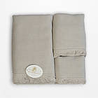 Подарунковий набір рушників Pupilla Bernini з бахромою Туреччина колір натуральний