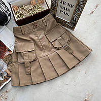 Шкіряні спідниці для дівчаток