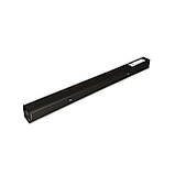 Короб кріплення для накладного монтажу світлодіодних панелей чорний, фото 3