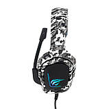Ігрові навушники з мікрофоном HAVIT HV-H653d Camouflage, фото 4