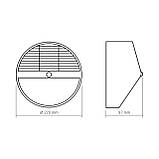 LED світильник автономний настінний IP54 VIDEX VL-BHSO-002-S 500Lm 5000K, фото 10