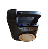 Зарядна станція CcLamp CL-830 із сонячною панеллю і Bluetooth колонкою 9118, чорна, фото 3