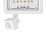 LED прожектор VIDEX F2e 10W 5000K з датчиком руху та освітленості, фото 4