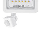 LED прожектор VIDEX F2e 20W 5000K з датчиком руху та освітленості, фото 4