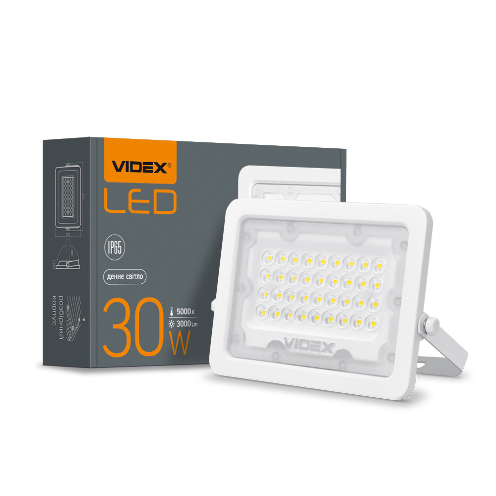 LED прожектор VIDEX F2e 30W 5000K, фото 1