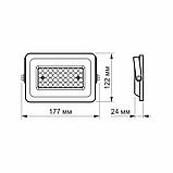 LED прожектор VIDEX F2e 30W 5000K, фото 5