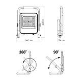 LED прожектор акумуляторний PREMIUM VIDEX F2A 50W 5000K, фото 8