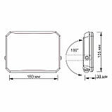 LED прожектор VIDEX F3 50W 5000K 220V Black (VLE-F3-0505), фото 6