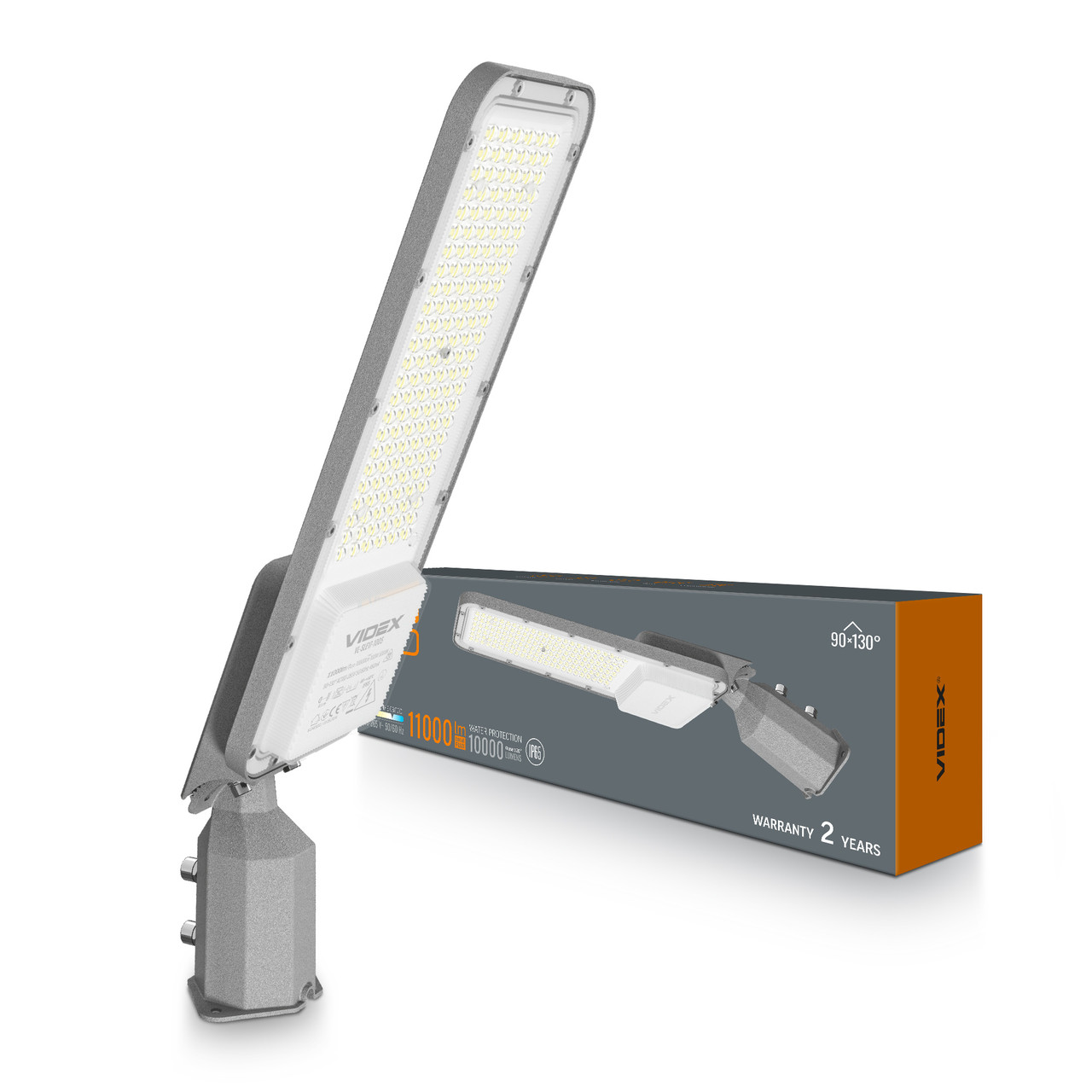 LED ліхтар вуличний VIDEX IP65 SLE17 100W 11000Lm 5000K 220V, фото 1