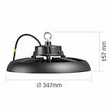 LED світильник висотний ХайБей VIDEX 200W 5000K 36000Lm Чорний, фото 6