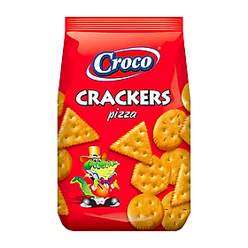 Крекер Croco Crackers зі смаком піцци 100 г