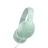 Навушники дротові накладні HAVIT HV-H100d Green з мікрофоном, фото 3