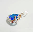 Срібна підвіска з золотими накладками, фото 4