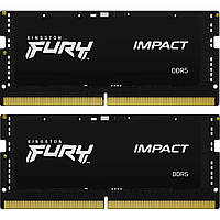 Модуль пам'яті для ноутбука SoDIMM DDR5 32 GB (2x16GB) 6400 MHz Impact Kingston Fury (ex.HyperX)