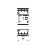 Модульний контактор 4п 25А 2НВ 2НЗ VF-RS-MC2O2C-25 VIDEX RESIST, фото 5