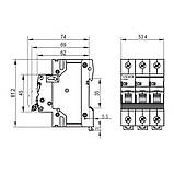 Автоматичний вимикач RS6 3п 16А 6кА С VIDEX RESIST, фото 4
