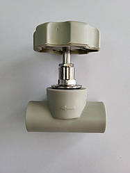 Вентиль Ø 20 поліпропілен/латунь сірий колір Asco®