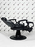 Чоловіче перукарське крісло Barber Cardinal Black, фото 3