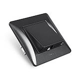 Кабельний вивід чорний графіт VIDEX BINERA, фото 7