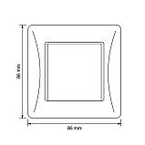 Кабельний вивід чорний графіт VIDEX BINERA, фото 8