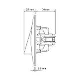 Кабельний вивід чорний графіт VIDEX BINERA, фото 9