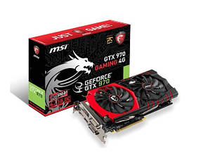 Відеокарта GeForce GTX 970 4GB MSI Gaming (GTX 970 GAMING 4G) Б/В