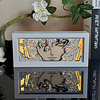 Світильник нічник 3D Берсерк Гріффіт Berserk Griffith 20 см NL3D B GR