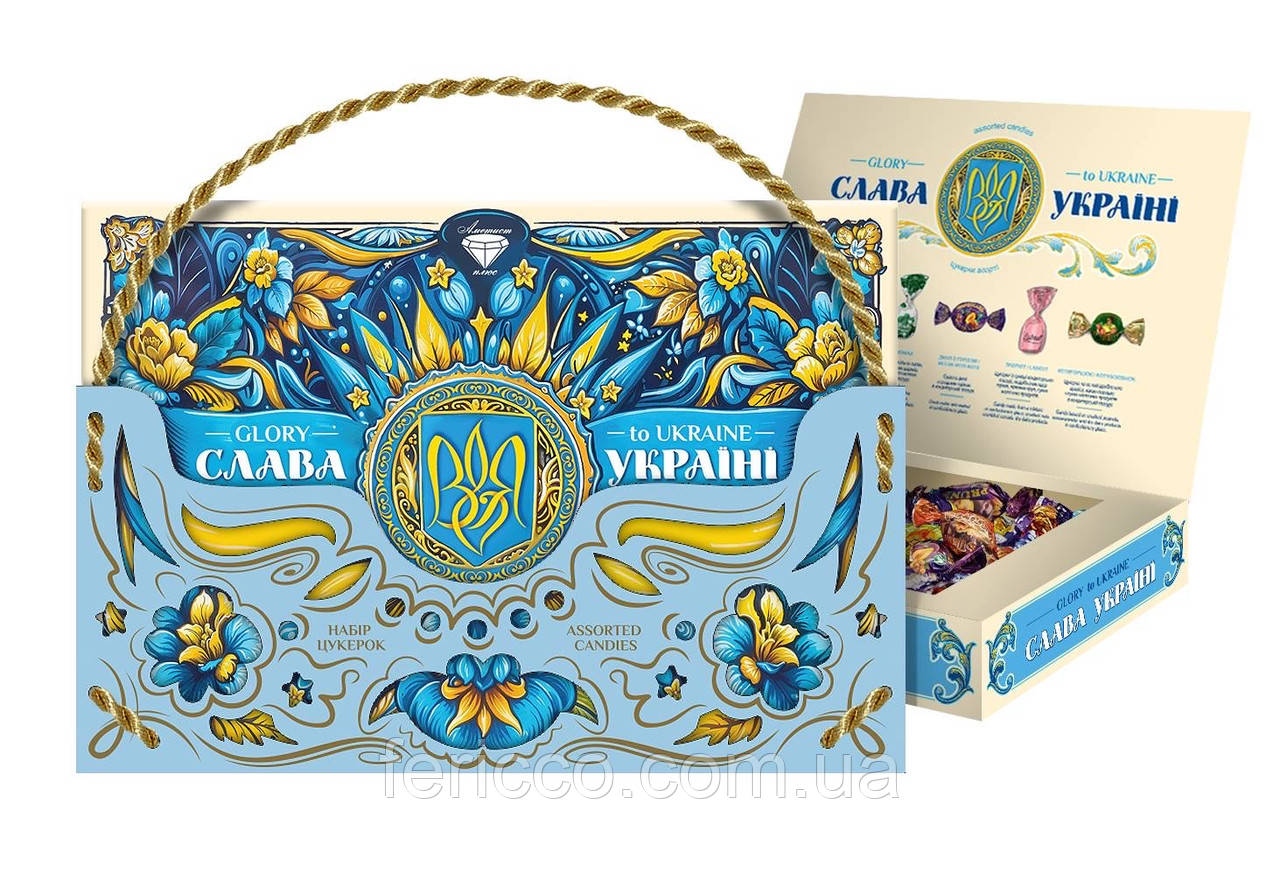 Набір цукерок «Слава Україні» ТМ Аметист 500г